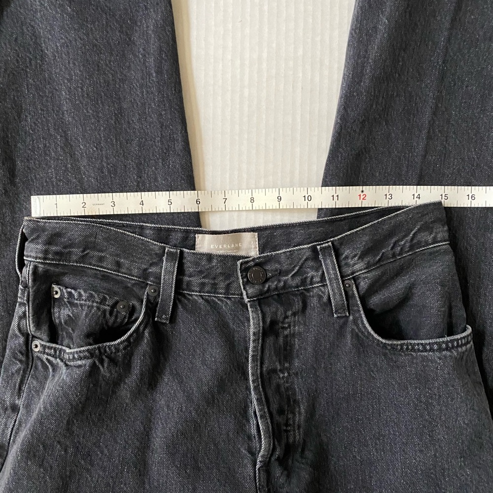 Everlane The 90s Cheeky Jean Organic Cotton Black Button Fly - Picture 10 of 16